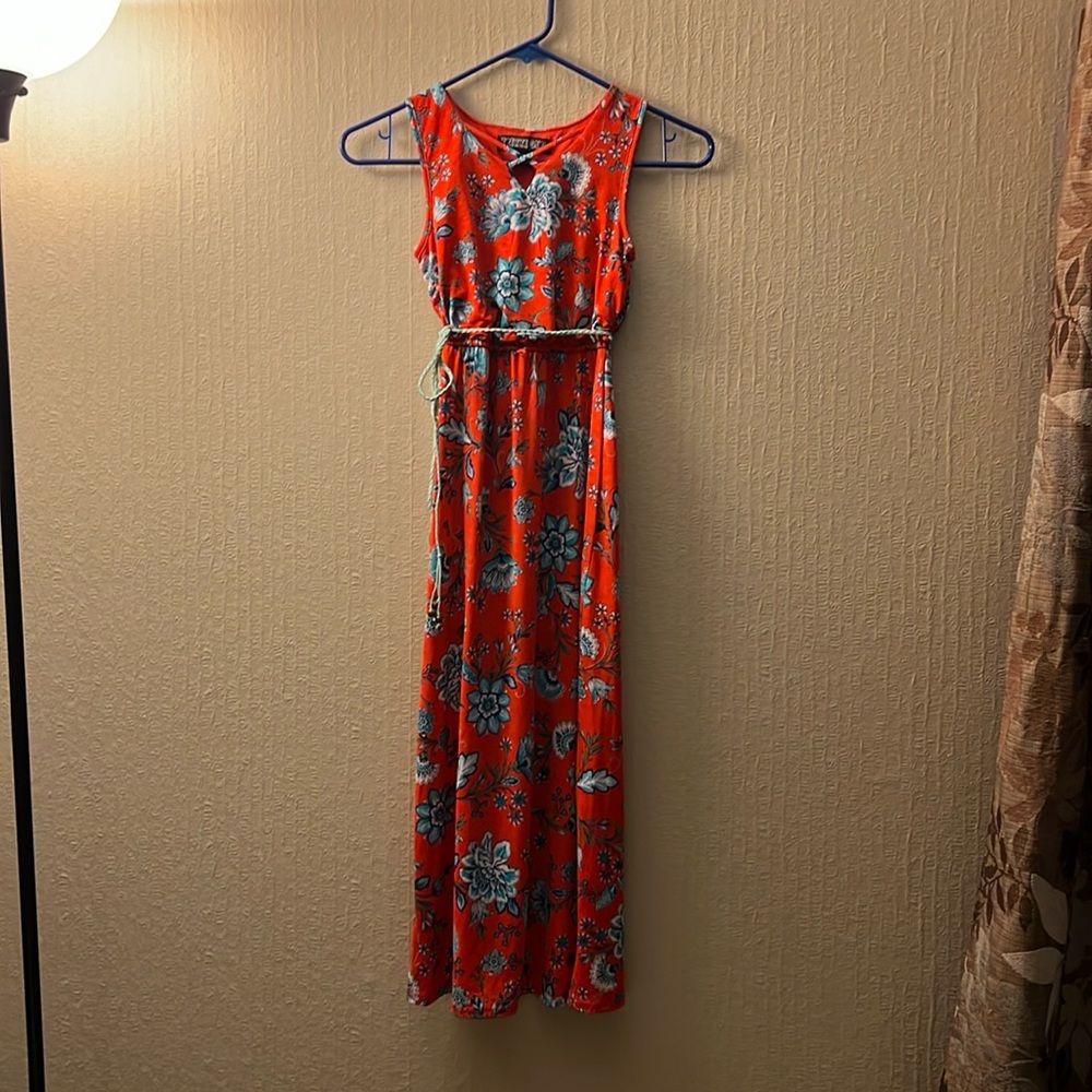 Trixxie Girl long floral dress.